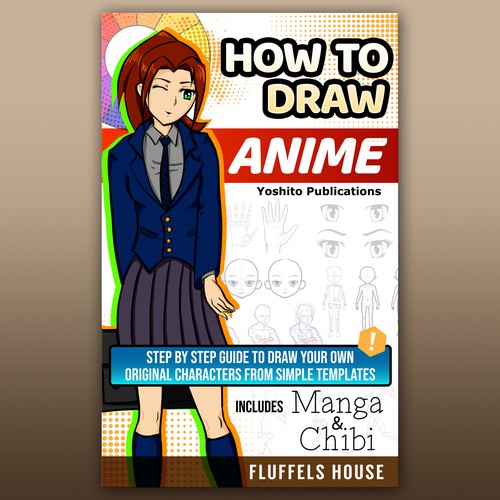 How to Draw Anime | Extravagant Book Cover Design Design by raven09