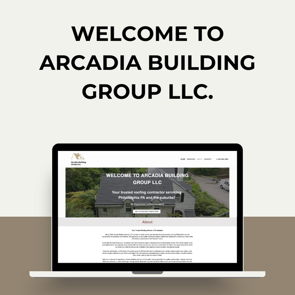 Website Design for www.arcadiaroofers.com