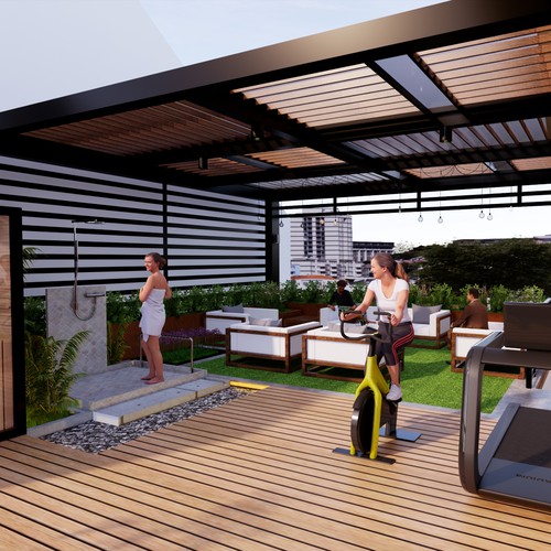 Ideation: Roof Top Terrace Design by Dsateli3r