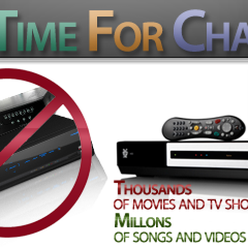 Banner design project for TiVo デザイン by SmLabs