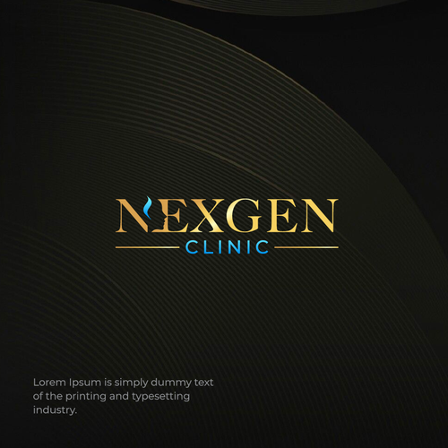 "futuristic luxury logo representing cutting edge aesthetic clinic face" winning Logo design