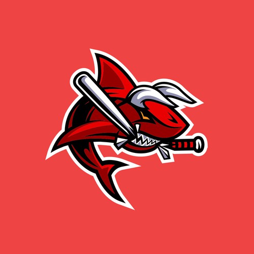 Bull Sharks Logo Design Design by marcuz030