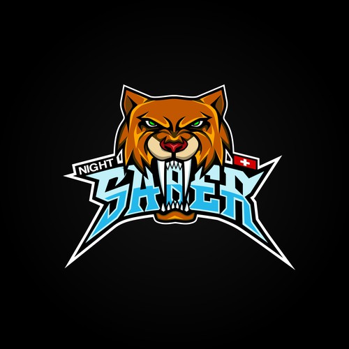 A lively and sporty logo for the new E-Sport structure : Night Saber ...