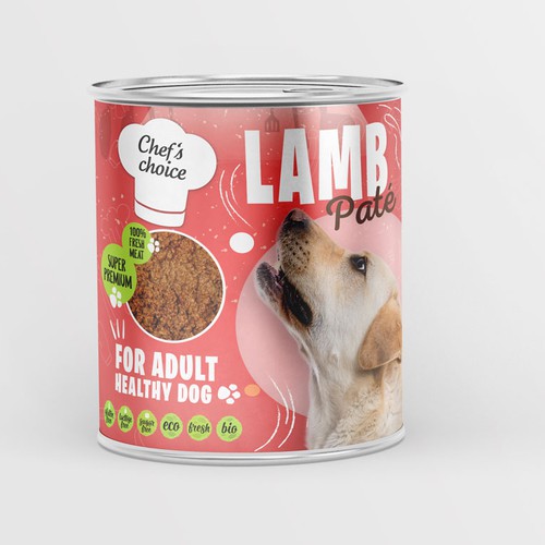 Design a super premium pet food packaging! Design by Budour A.