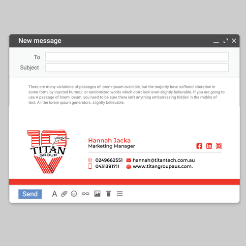 Update my Email Signature x 2 for Group of Companies | Logos Supplied! Design by Mindshift Design