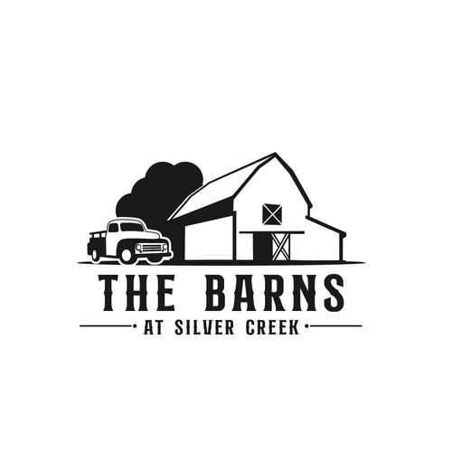 The Barns at Silver Creek - Simple Logo Design by Hossam zakria