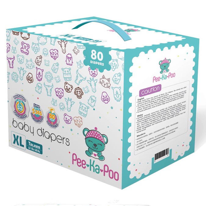 Create an Exciting Packaging For Asia Most Popular Baby Diaper Brand