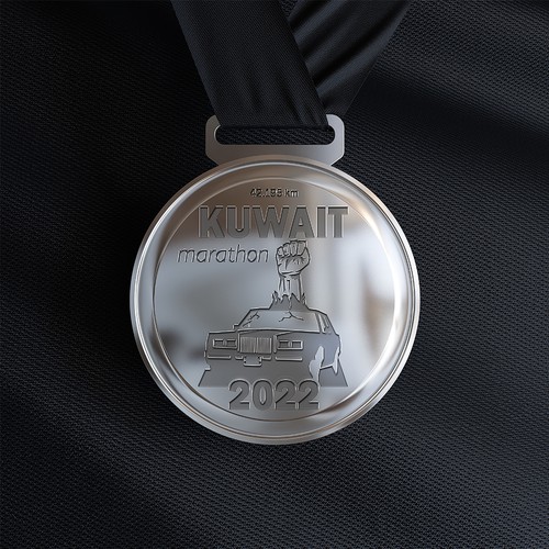 marathon medal Design by 5h4rK
