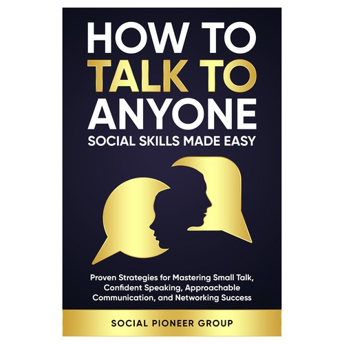 HELP!! Best-seller Ebook Cover: How To Talk To Anyone Diseño de Sampu123