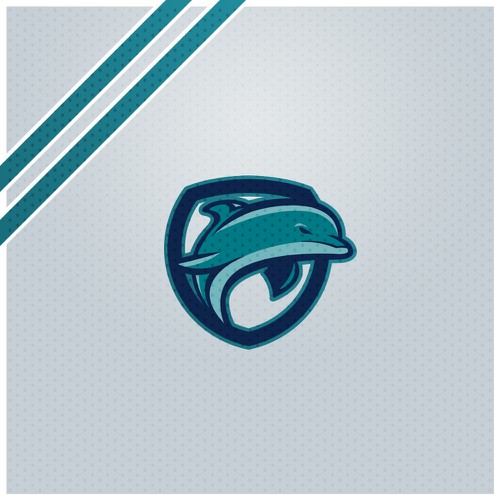 99designs community contest: Help the Miami Dolphins NFL team re-design its logo! Design by Seasid3