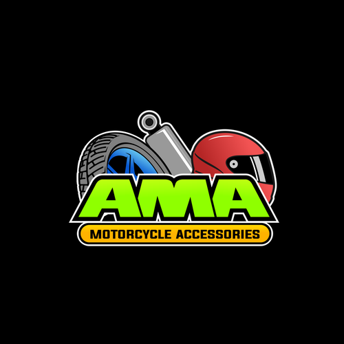 Company logo for a motorcycle accessories store in australia