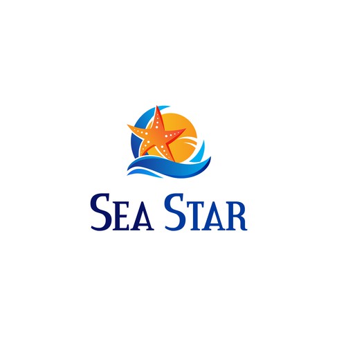 Design a beautiful, fun logo for our boat Sea Star Design by smitadesign