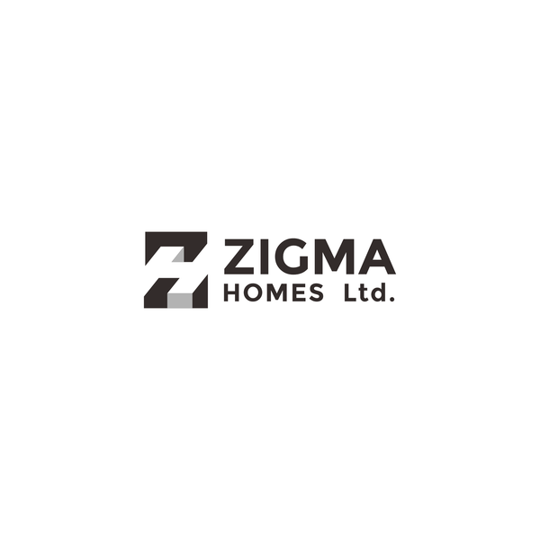 ZH Monogram logo for Zigma Homes Ltd.