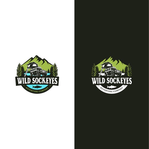 Design a logo for a rooftop tent adventure company in Alaska Design by nurmaelani