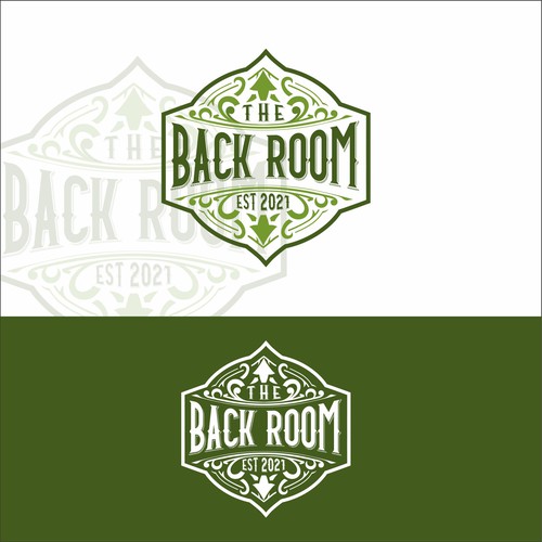 "The Back Room" logo contest for a masculine room in a home decor and gift shop Design by ElShanum Designs