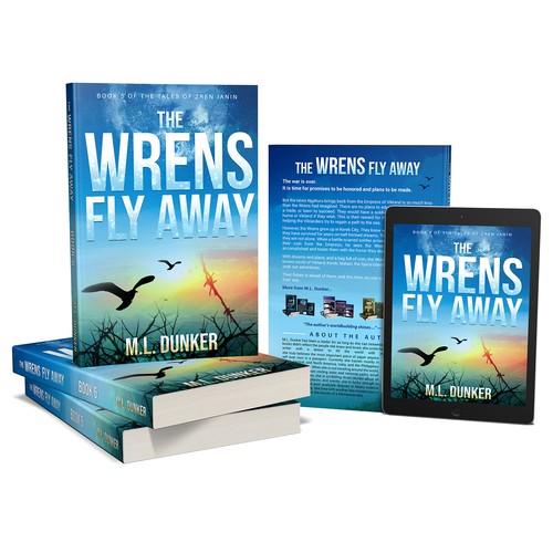 コンペ「Cover Contest For A Fiction Series The Wrens Fly Away - Book 5」のデザイン by Kareem.Sさん 