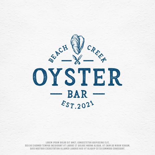 Design di Oyster Bar logo di Macroarto™
