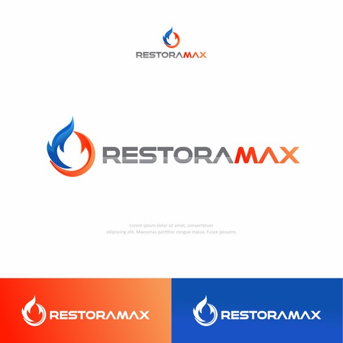 Restoration Company Branding. Design by afif_rayyan