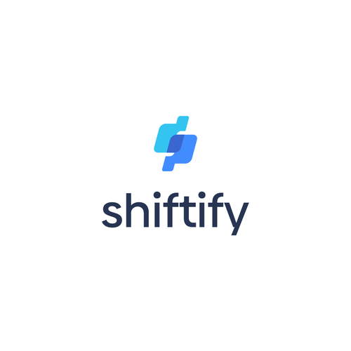 Minimalist and modern logo design for modern work shift management application Design by Joe77