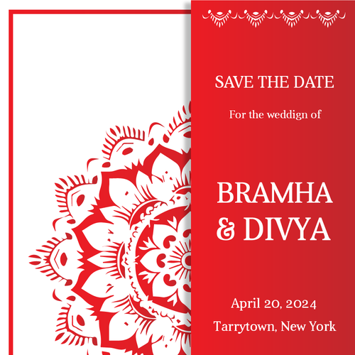 Card or invitation contest entry by DAV091