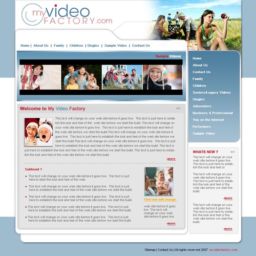 Video Company needs New Website