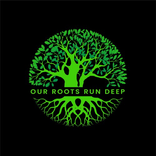 Our Roots Run Deep Illustration Design by PsalmTarah Design