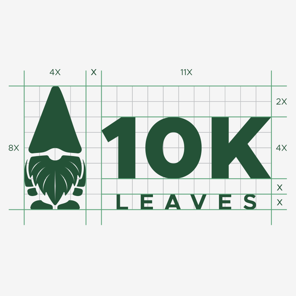 Design by MWN_13 titled "10K Leaves Brand Identity Concept"
