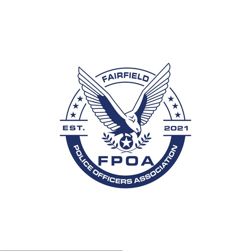 Police Officers Association Logo Diseño de gravisio