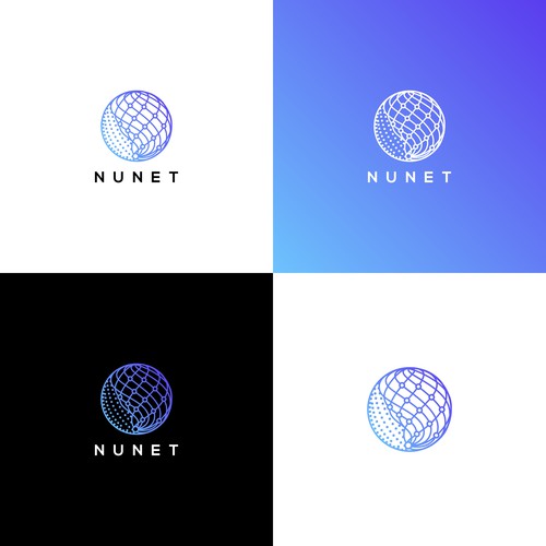 Logo design for NuNet the Primordial Soup for the Emergence of Superintelligence Design by Genie.W