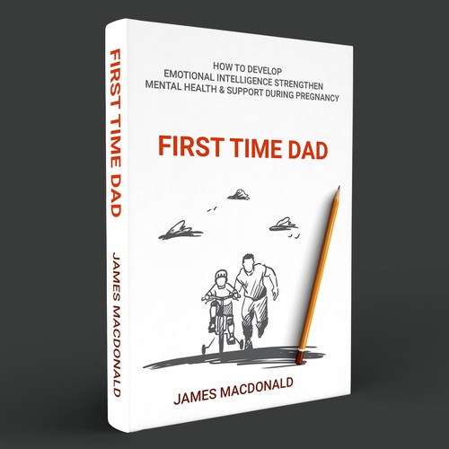 Book cover art appealing to First Time Dad & Expectant Mums Design réalisé par Masud007