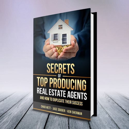 Book Cover Design For 'Secrets of Top Producing Real Estate Agents' book. Design by Rav Astra