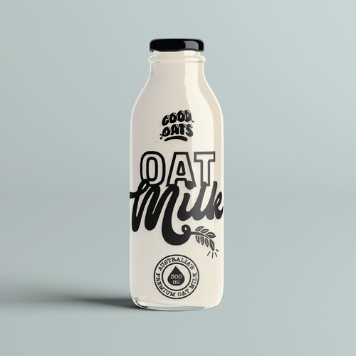 New oat Milk label Design by ✎ SB_designs