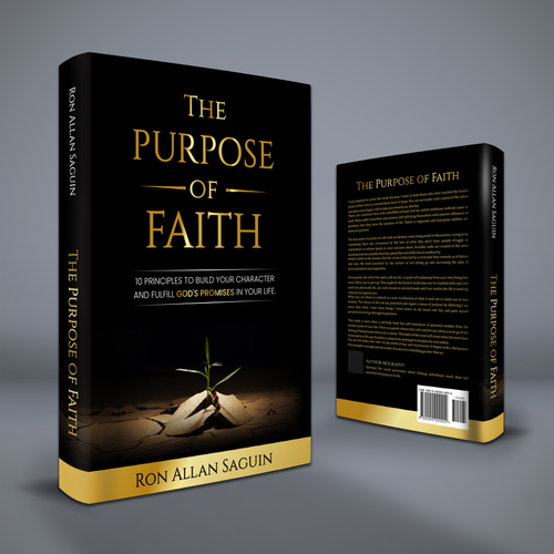 Cover for the book of the decade on faith and purpose Design by AGstudio