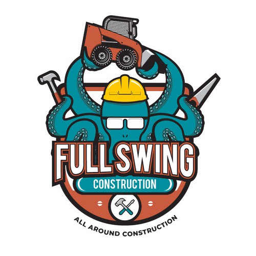 ***An Actual Challenge*** for you Designers | Kick A$$ Construction Company Logo Design by designat1892