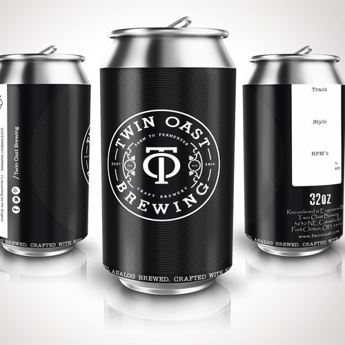 Crowler Label for Rustic Craft Brewery | Product label contest