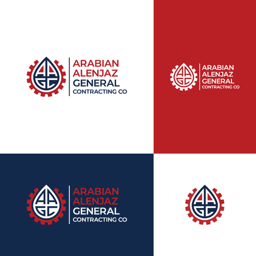“Modern Industrial Logo for AAGC – Construction & Contracting Company” Design by CaptainZZ