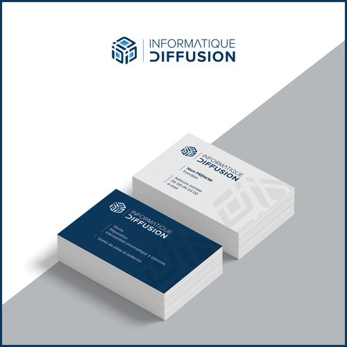 Logotipo y tarjeta de visita propuesta en el concurso por S B 2