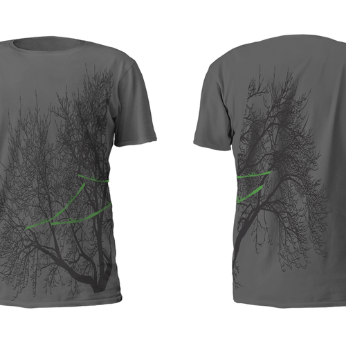 Design an eye-catching longsleeve for our tree climbing customers