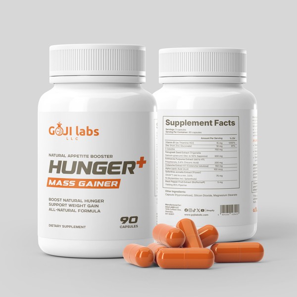 Design by y u b l i t z titled "Supplement Label Design"