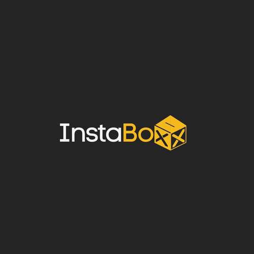 Instaboxx logo Design by LAYOUT.INC