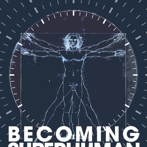 "Becoming Superhuman" Book Cover Design by David Armstrong