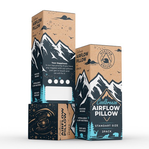 Fun Carton Design for a Super Airflow Pillow Design by Ny.Studio's