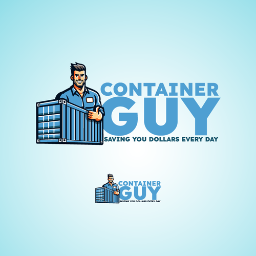 Container Guy - logo for new Australian ecommerce brand Design by Graphix Surfer