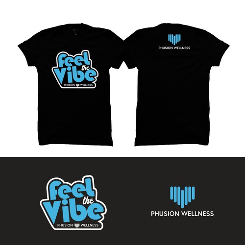 Feel the Vibe Company Shirt Design by F A D H I L A™