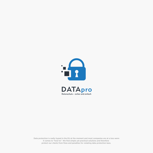 Data Protection needs a stylish logo. Are you up to that? :-) Design by ✿ D R Y K N ✿