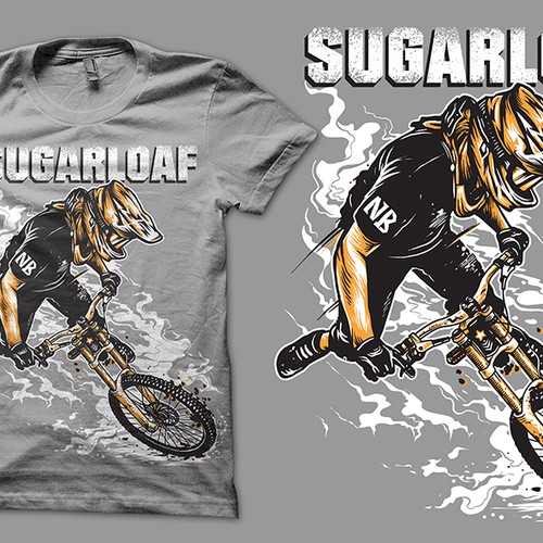 Design a stylish t shirt for sugarloaf mountain bike park T shirt contest 99designs