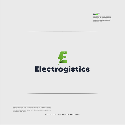 Design a logo for an eco-friendly electric logistics company Design by karameru