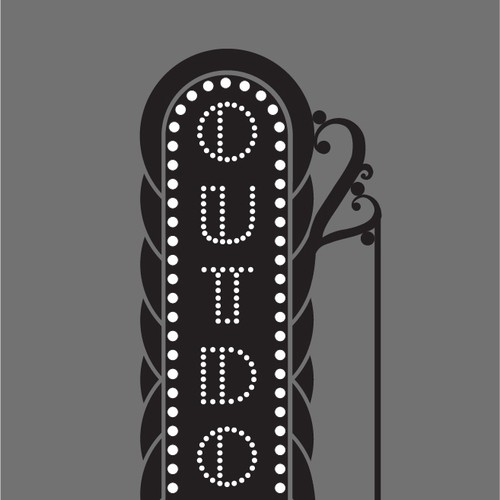 Simple Black and White Clip Art Graphic Ontwerp door marter