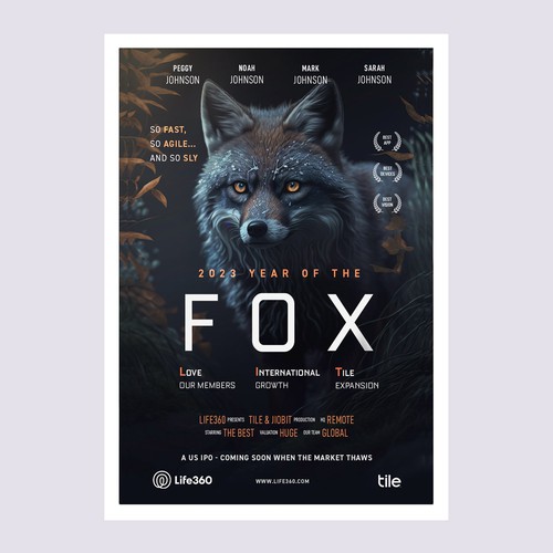 Design di Life360 2023 Year of the Fox Poster di ashous™