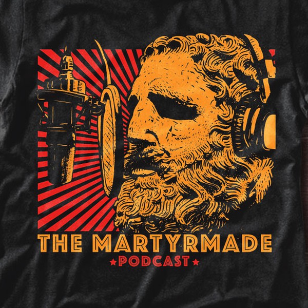 Design by welikerock titled "The MARTYMADE Podcast Illustration Design"